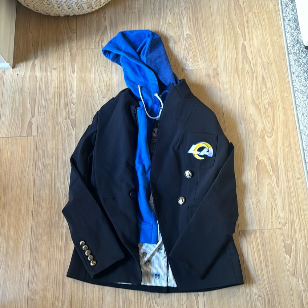 NWT VERONICA BEARD Los Angeles Rams Dickey Jacket